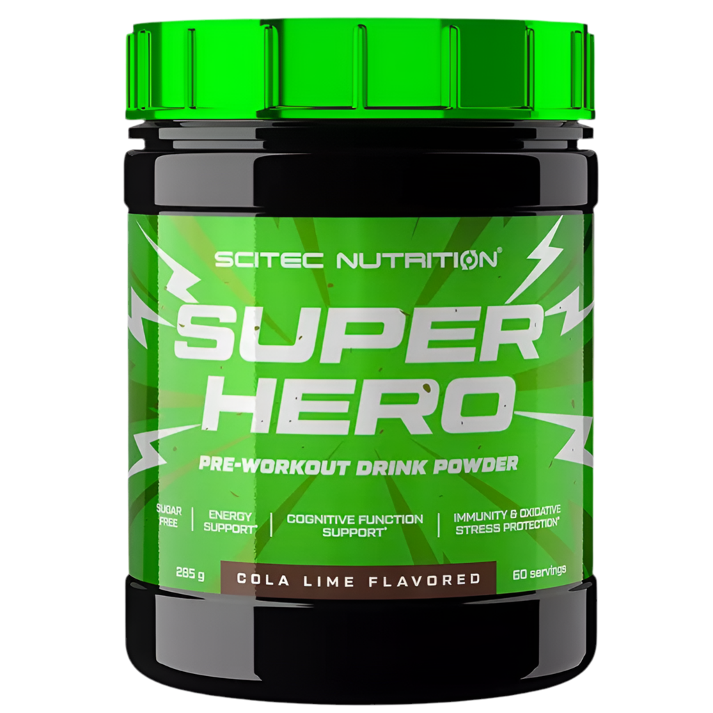 Scitec SUPERHERO 285 gr Potente Pre Workout con Citrullina Beta Alanina Arginina
