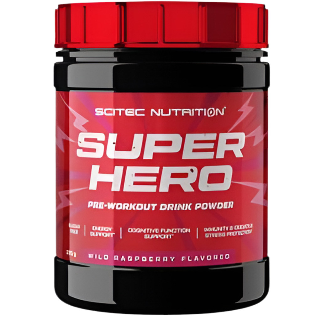Scitec SUPERHERO 285 gr Potente Pre Workout con Citrullina Beta Alanina Arginina