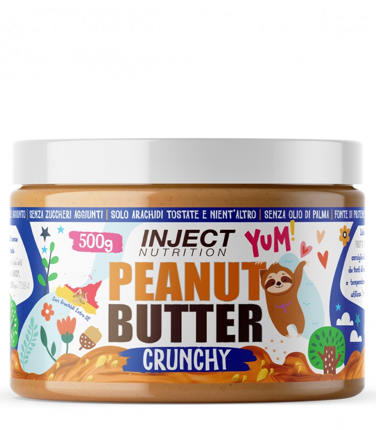 Burro d'arachidi Crunchy Inject 500g