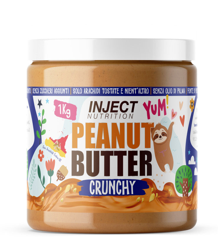 Burro d'arachidi Crunchy Inject 500g