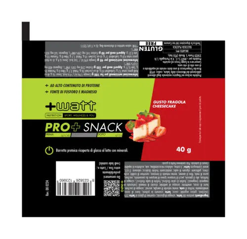 Barrette Proteiche Fragola Pro Snack +watt