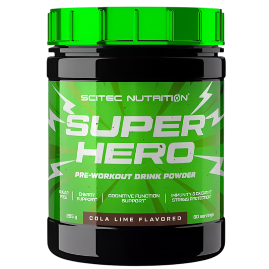 Scitec SUPERHERO 285 gr Potente Pre Workout con Citrullina Beta Alanina Arginina