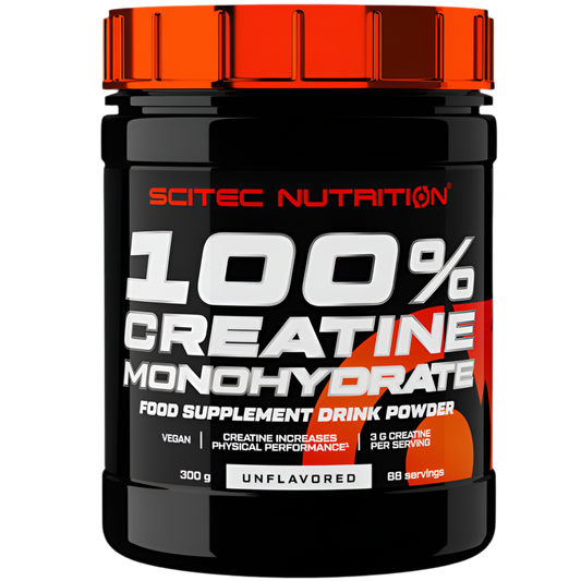 SCITEC NUTRITION 100% Creatine 300 gr. Creatina Monoidrato in Polvere