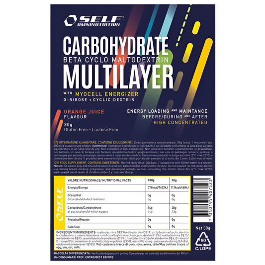 Self Omninutrition Carbohydrate Multilayer - 1 bustina da 30 gr