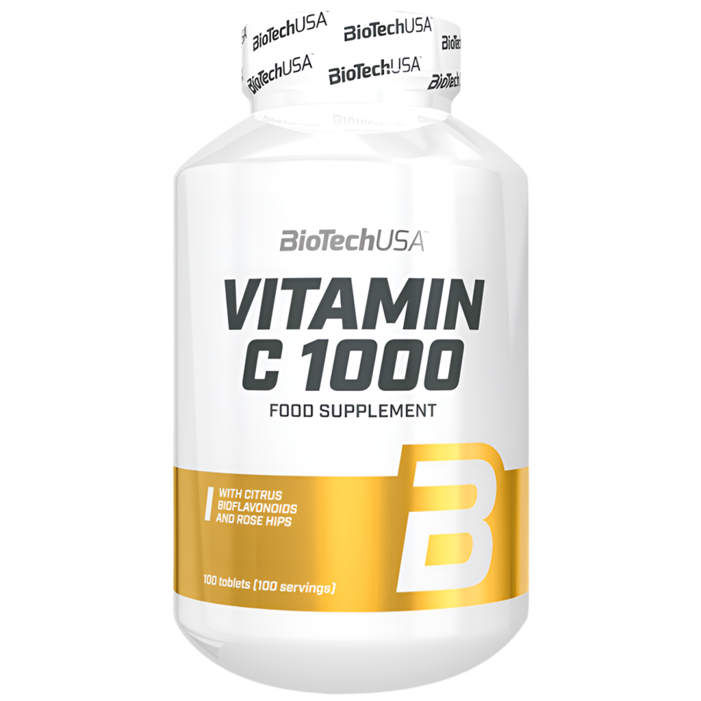 Biotech Usa Vitamin C 1000 100 cpr Vitamina C con rosa canina e bioflavonoidi