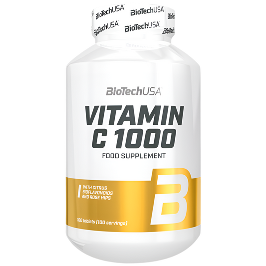 Biotech Usa Vitamin C 1000 100 cpr Vitamina C con rosa canina e bioflavonoidi