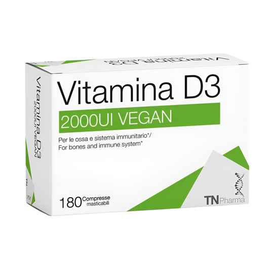Vitamina D3 2000UI Vegan 180 tbl masticabili