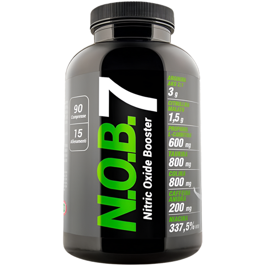 Net N.O.B. Nob7 90 cpr. Preworkout Arginina AKG Citrullina Malato Taurina