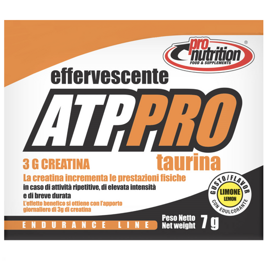 Pronutrition Atp-Pro 20 bustine creatina e taurina effervescente gusto limone