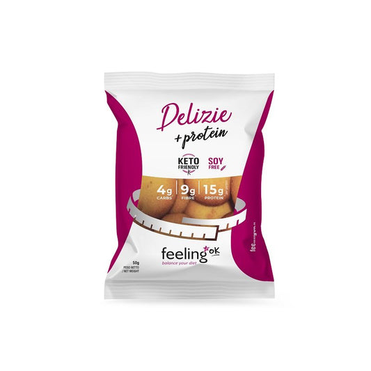 Biscotti al cacao Keto proteici Feeling Ok 50 grammi