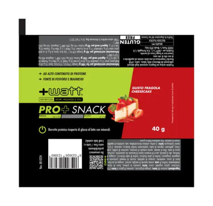 Barrette Proteiche Fragola Pro Snack +watt
