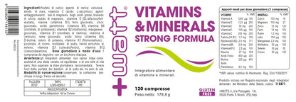 Multivitaminico e minerali Vitamins&Minerals Strong Formula +Watt